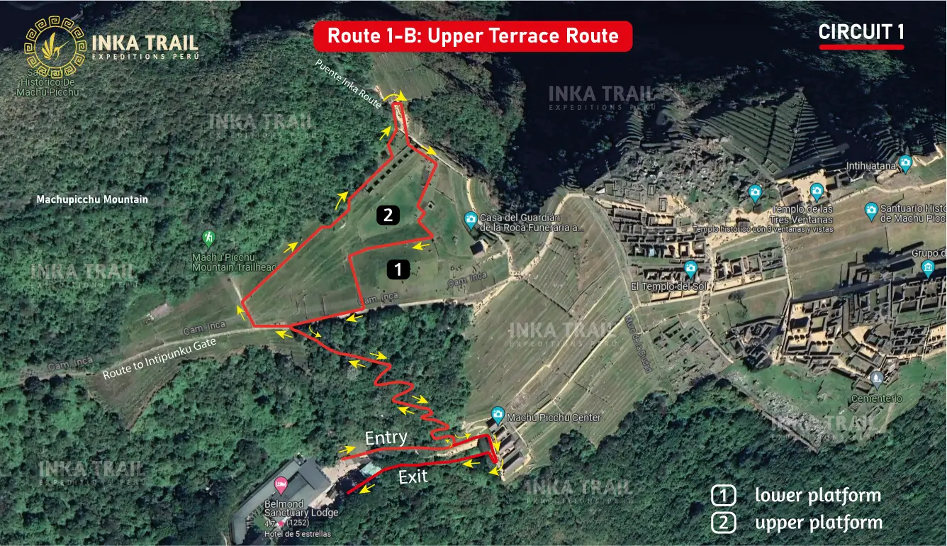 Machu Picchu circuit Route 1-B
