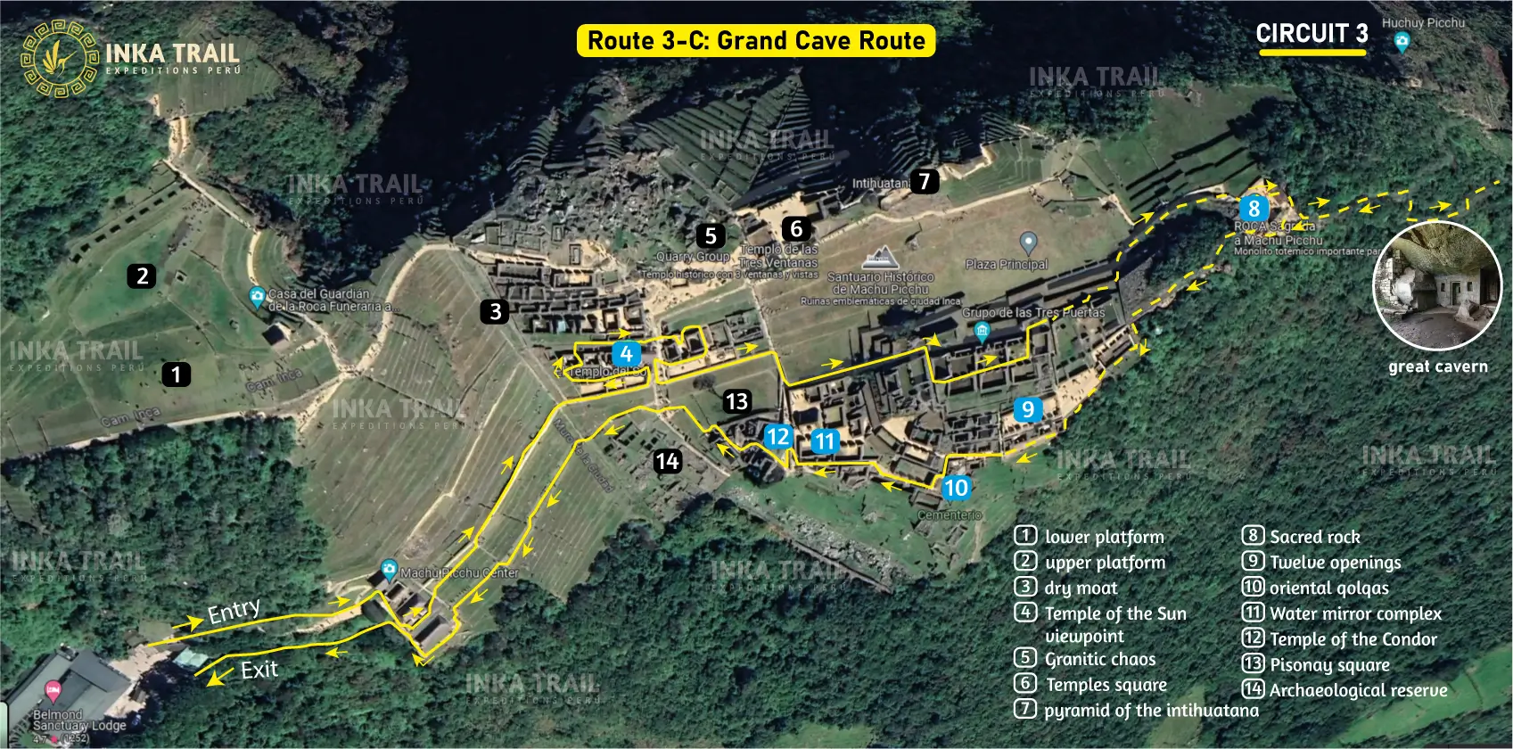 Machu Picchu circuit Route 3-C