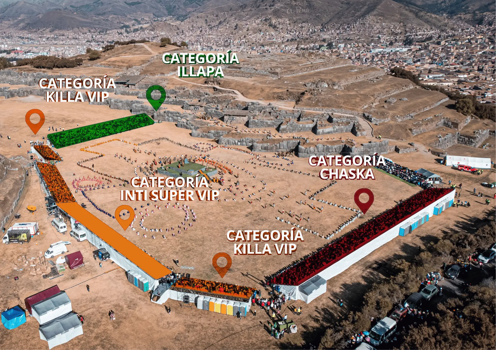 inti raymi map sacsayhuaman 2026 cusco peru