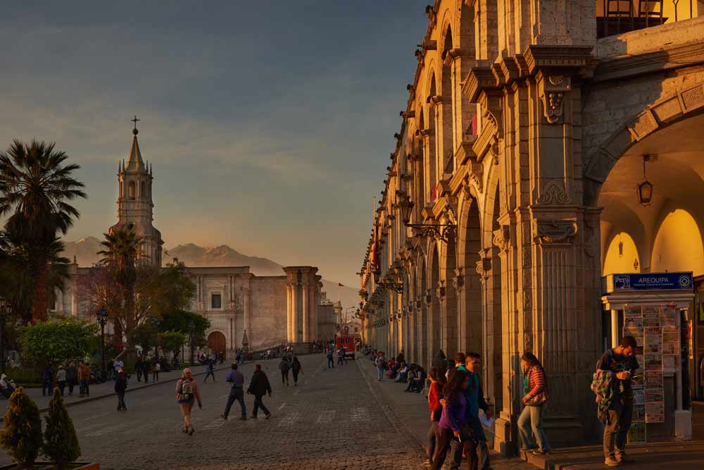 cusco main square arequipa 13 days tour active