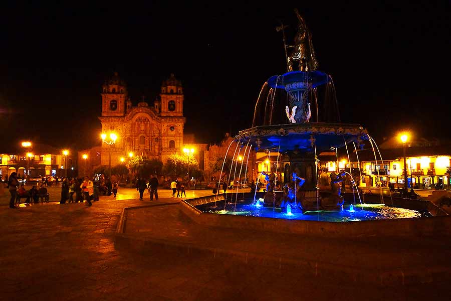 cusco main square 8 days tour